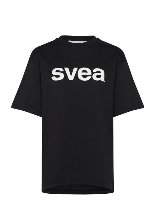 Svea Swaustin Boxy Logo Ss T-Shirt Svea Black