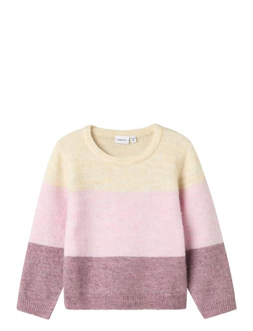 Nmfnasille Ls Knit Box Name It Pink