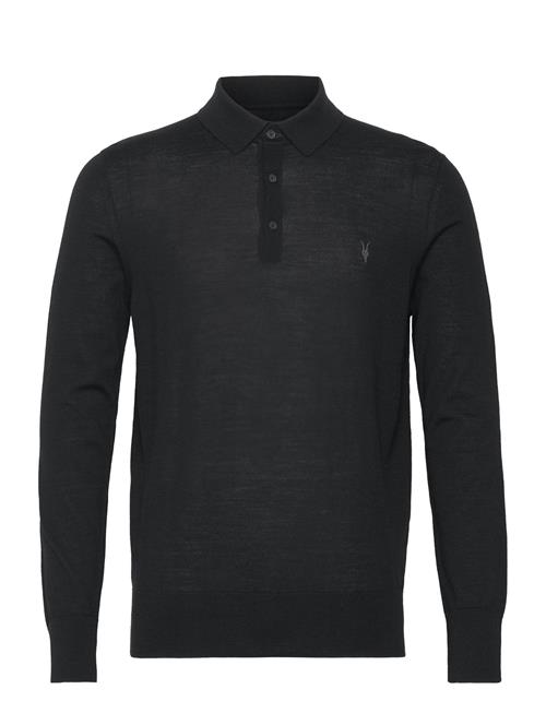 AllSaints Mode Merino Ls Polo AllSaints Black