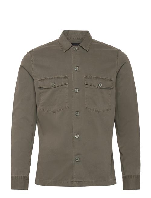 AllSaints Spotter Ls Shirt AllSaints Khaki