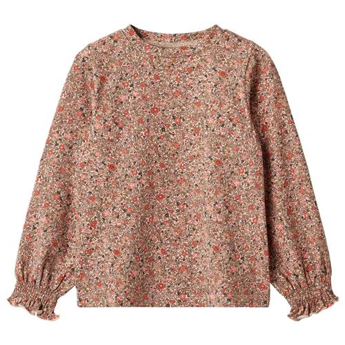 Wheat T-shirt L/S Norma Rose Flower Meadow | Lyserød | 116 cm