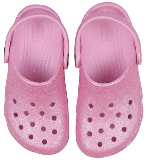 Crocs Sandaler - Classic Glitter Clog T - Pink Tweed Glitter