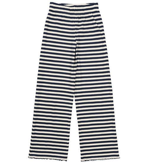 The New Bukser - Rib - TnMoore Wide - Mood Indigo Striped