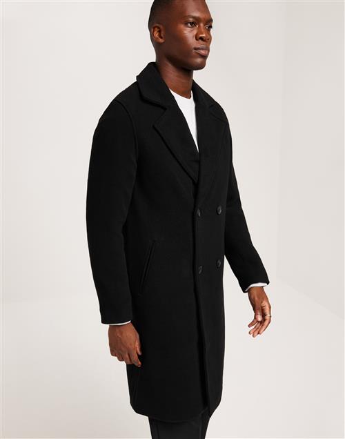 Only & Sons Onsaron Long Db Wool Coat Otw Cs Frakke Sort