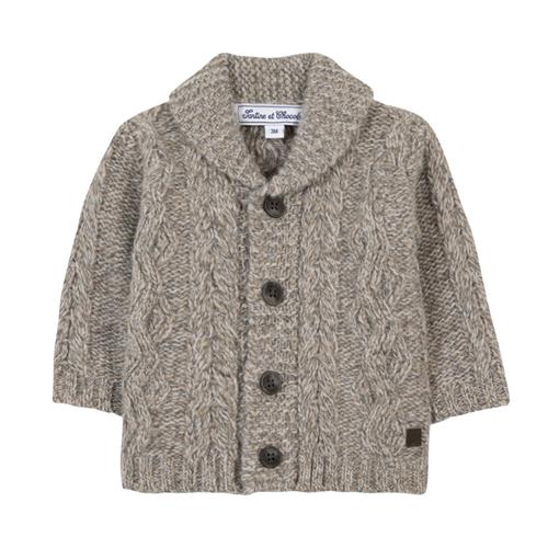 Tartine et Chocolat Strikket cardigan kastanjebrun | Brun | 2 years