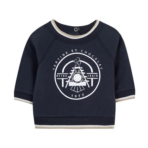 Tartine et Chocolat Sweatshirt Navy Blanchit | Marine blå | 1 years