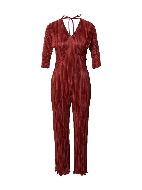 Closet London Jumpsuit  mørkerød