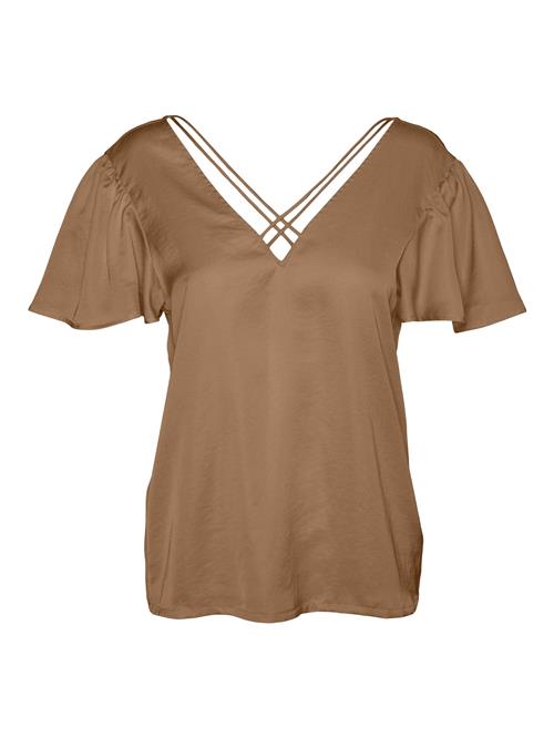 VERO MODA Bluse 'Anny'  brun