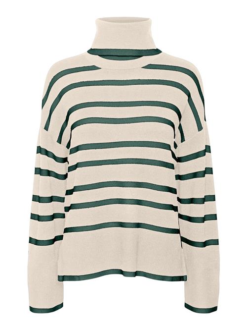 VERO MODA Pullover 'SABA'  beige / grøn