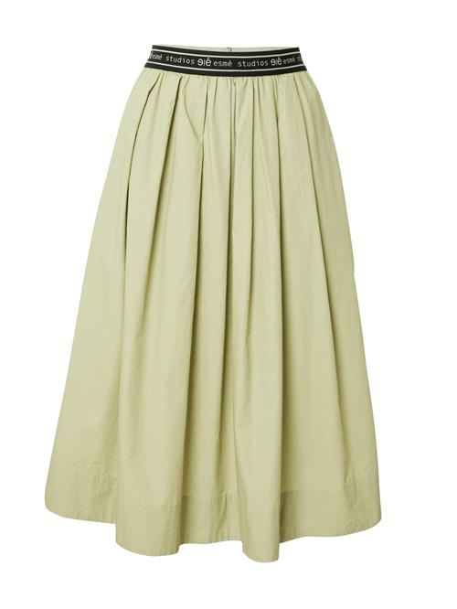 Esmé Studios Nederdel 'Calla'  khaki / sort / hvid