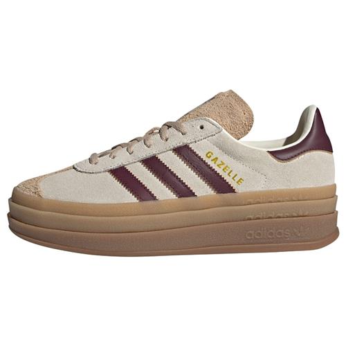 ADIDAS ORIGINALS Sneaker low 'Gazelle Bold'  beige / guld / aubergine