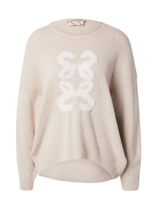 Se Smith&Soul Pullover  beige / hvid ved About You