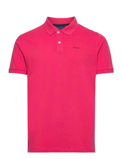 GANT Md. Ss Pique Rugger GANT Pink