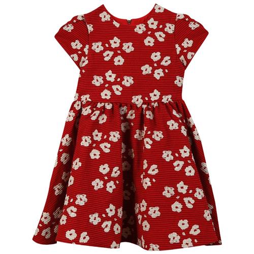 Tartine et Chocolat Metallic Thread Casual Dress Red Delight | Rød | 2 years