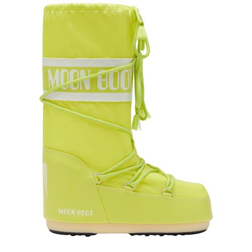 Moon Boot Ikon Nylon Sne Støvler Cyber Lime | Grønn | 27-30 EU