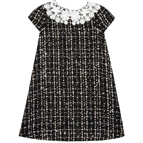 Tartine et Chocolat Tweed-kjole sort | Sort | 3 years