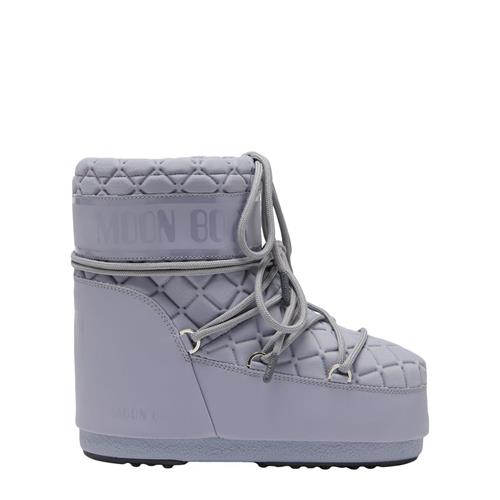 Moon Boot Ikon Quiltede Sne Støvler Grey | Grå | 33-35 EU