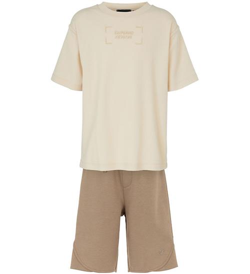 Emporio Armani T-shirt/Shorts - Sandshell/Roasted Cashew