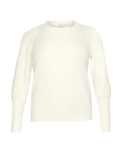 KAFFE CURVE Pullover 'KC Amalia'  naturhvid