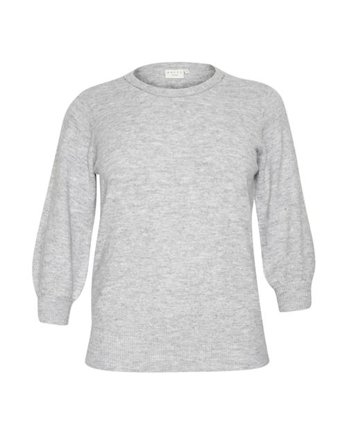 KAFFE CURVE Pullover 'KC Merida'  grå-meleret