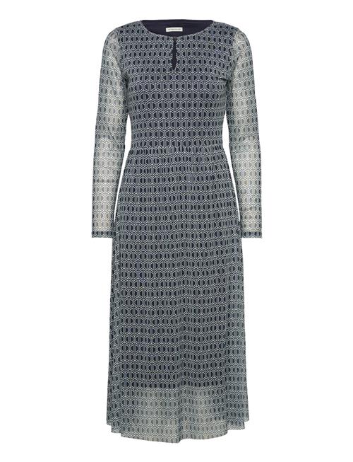 Tom Tailor Printed Mesh Dress Tom Tailor Navy