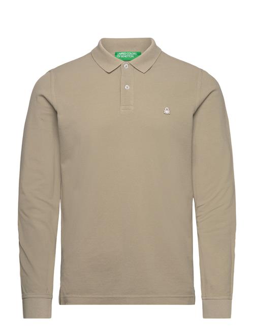 United Colors of Benetton L/S Polo Shirt United Colors Of Benetton Green