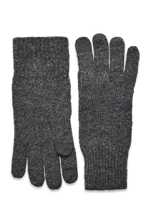 Knit Gloves Mango Grey