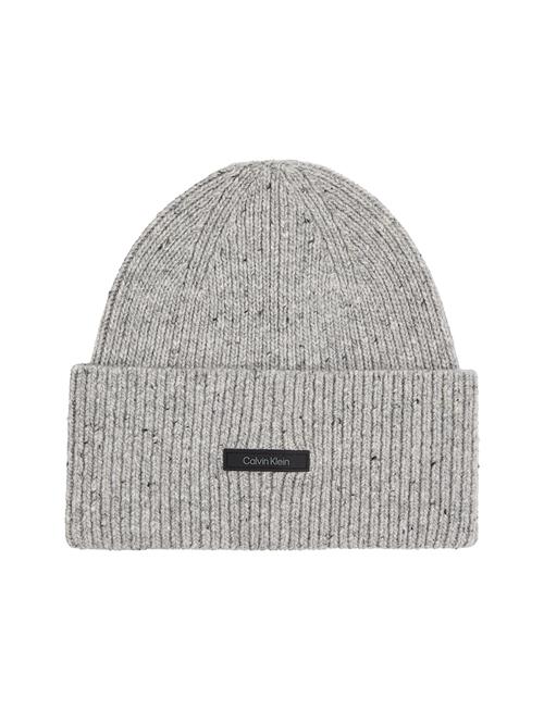 Calvin Klein Wool Melange Beanie Calvin Klein Grey