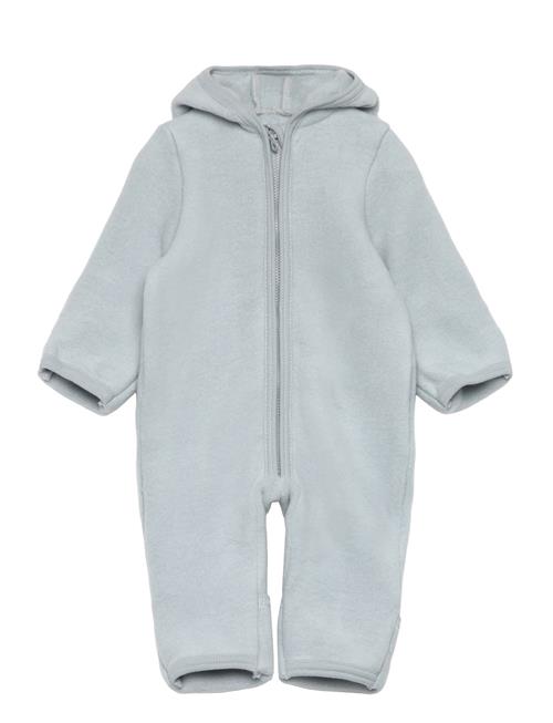 Huttelihut Pram Suit Ears Cot. Fleece Huttelihut Blue