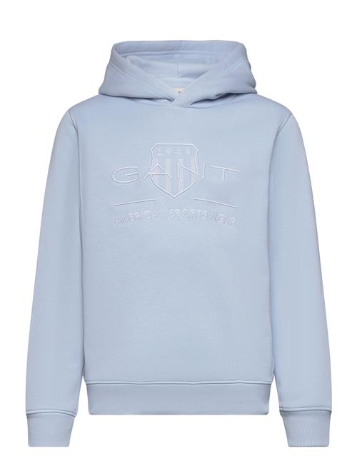 GANT Tonal Shield Hoodie GANT Blue