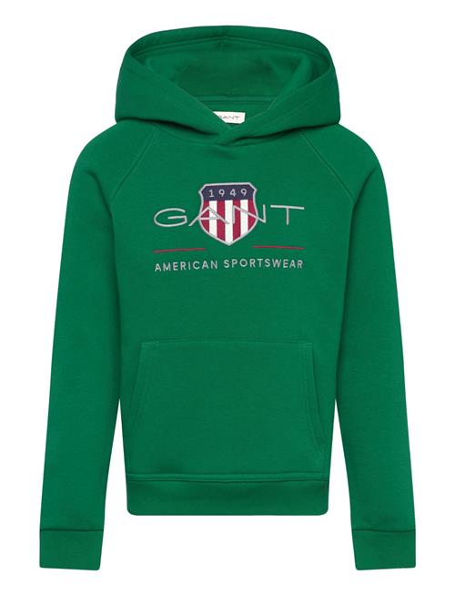 GANT Archive Shield Raglan Hoodie GANT Green