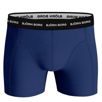 Björn Borg 5P Cotton Stretch Boxer 1719 Sort/Marine/Hvid bomuld Small Herre