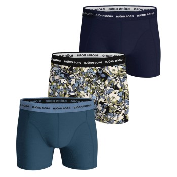 Björn Borg 3P Cotton Stretch Boxer 1721 Marineblå bomuld Medium Herre