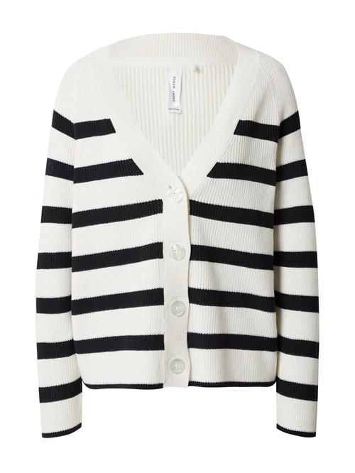 GERRY WEBER Cardigan  sort / hvid