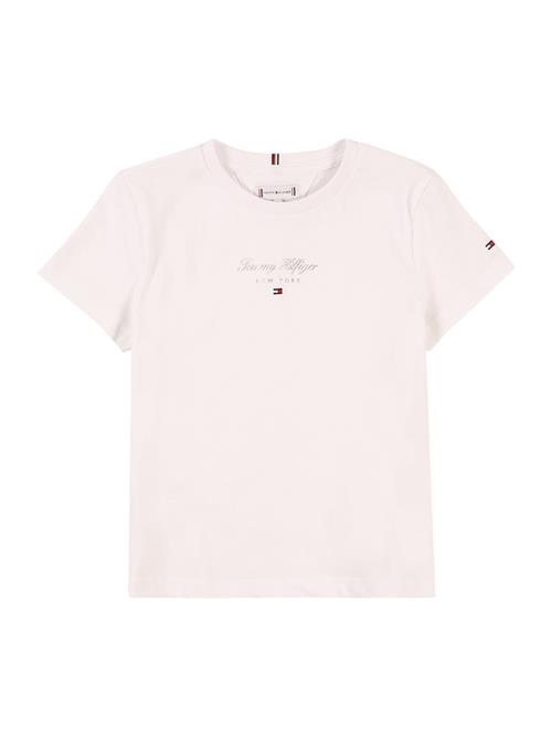 TOMMY HILFIGER Bluser & t-shirts 'NYC'  sølv / hvid