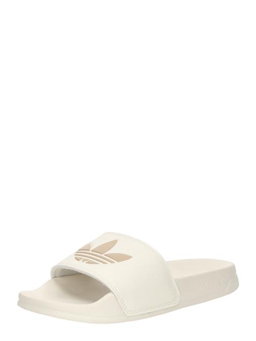 ADIDAS ORIGINALS Slipper 'ADILETTE'  mørkebeige / hvid