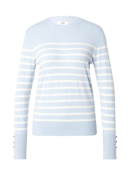 JDY Pullover 'JDYMalou'  lyseblå / hvid