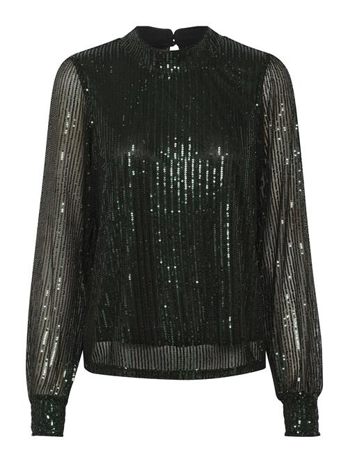 Kabolette Sequin Blouse Kaffe Green