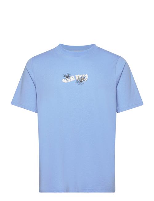 Bobby Flowers T-Shirt Gots WOOD WOOD Blue