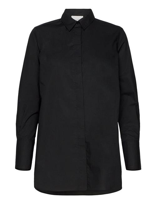 Larkin Ls Classic Shirt Second Female Black