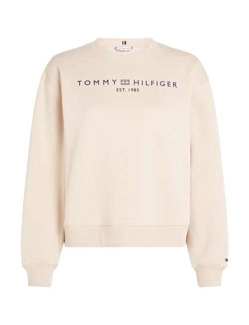 Mdrn Reg Corp Logo C-Nk Swtshrt Tommy Hilfiger Beige