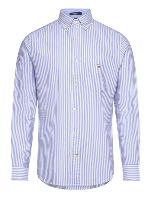 GANT Reg Oxford Stripe O.shield Shirt GANT Blue