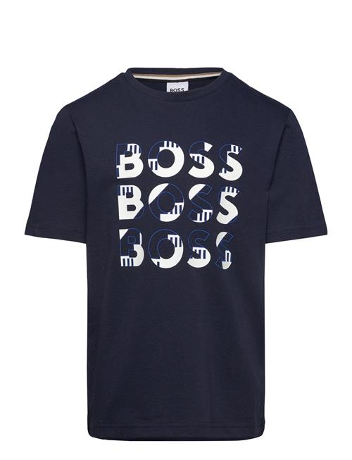 BOSS Short Sleeves Tee-Shirt BOSS Navy