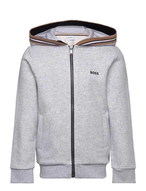 BOSS Hooded Cardigan BOSS Grey