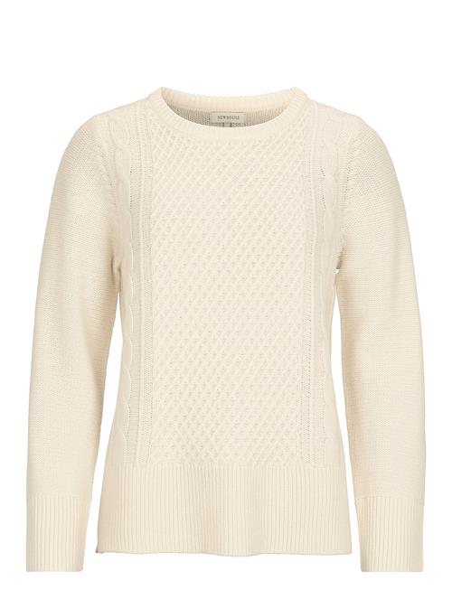 Se Caty Aran Sweater Newhouse Cream ved Booztlet