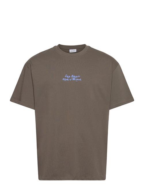 Les Deux Luca T-Shirt Les Deux Khaki