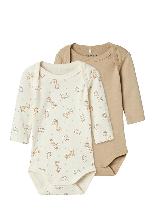 Nbnbody 3P Ls Jet Stream Giraffe Noos Name It Cream