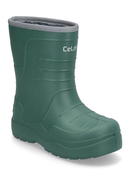 CeLaVi Thermal Wellies - Embossed CeLaVi Green