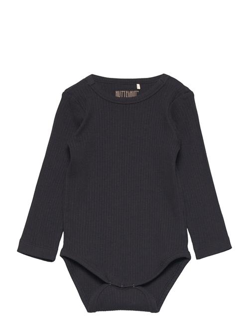 Se Huttelihut Body Ls Rib Huttelihut Navy ved Booztlet