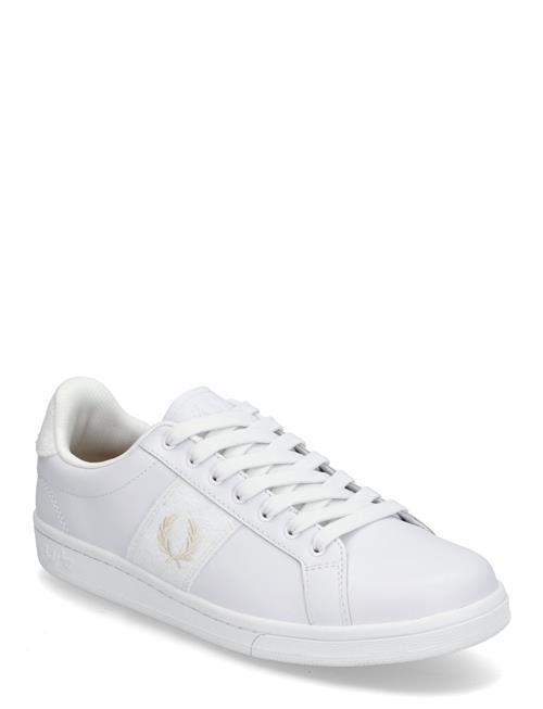 B721 Lthr/Towelling Fred Perry White